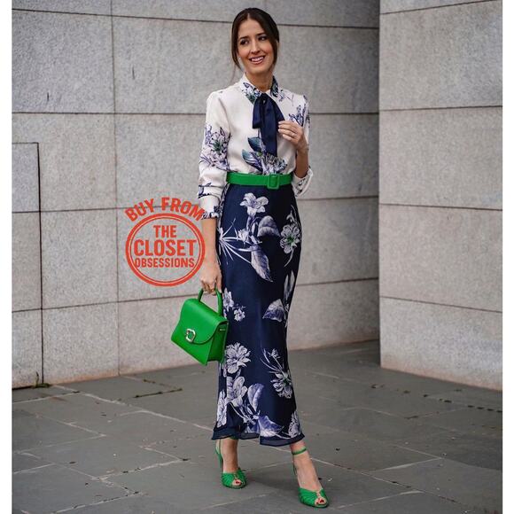 ZARA Printed Midi Skirt NWT - Picture 2 of 13